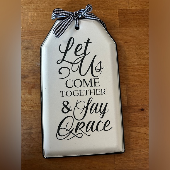 Other - Decorative Sign with Ribbon